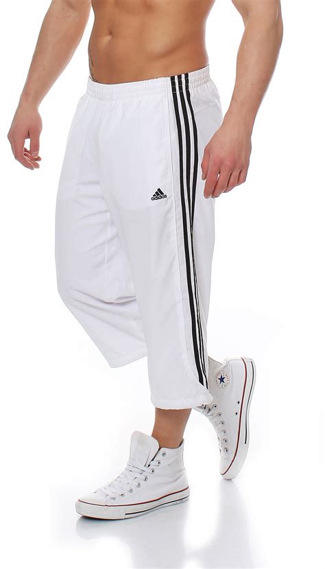 adidas 3/4 hose herren weiss|3/4.